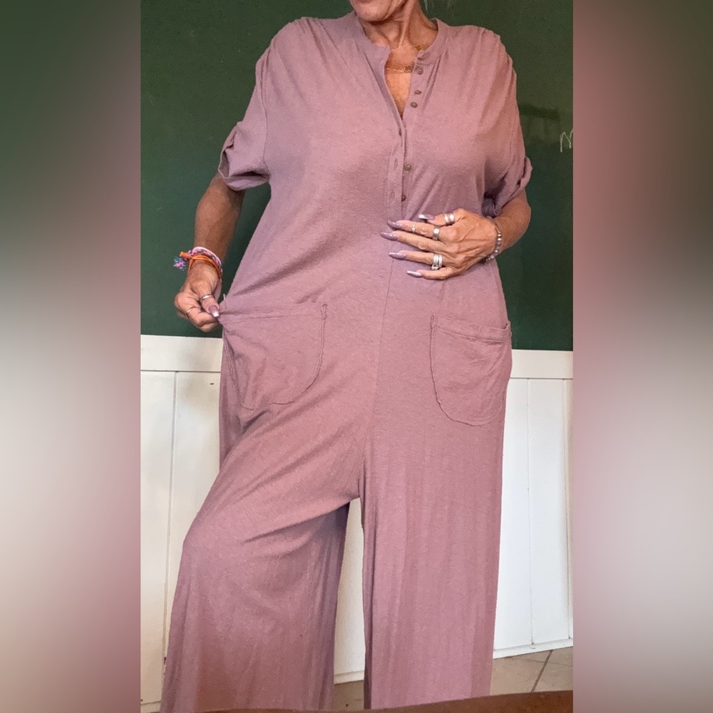 Free People Women's Mauve Jumpsuit